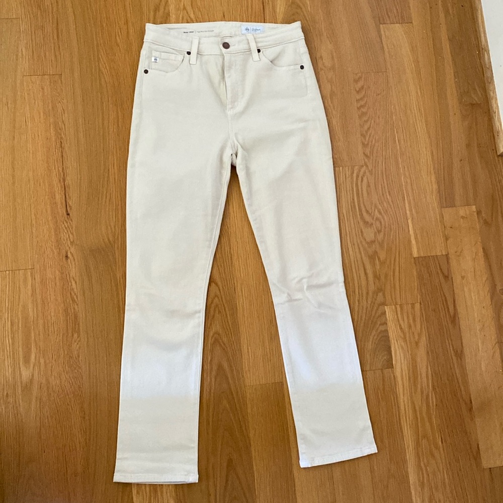 AG Women's Mari cream Jeans (size 27)